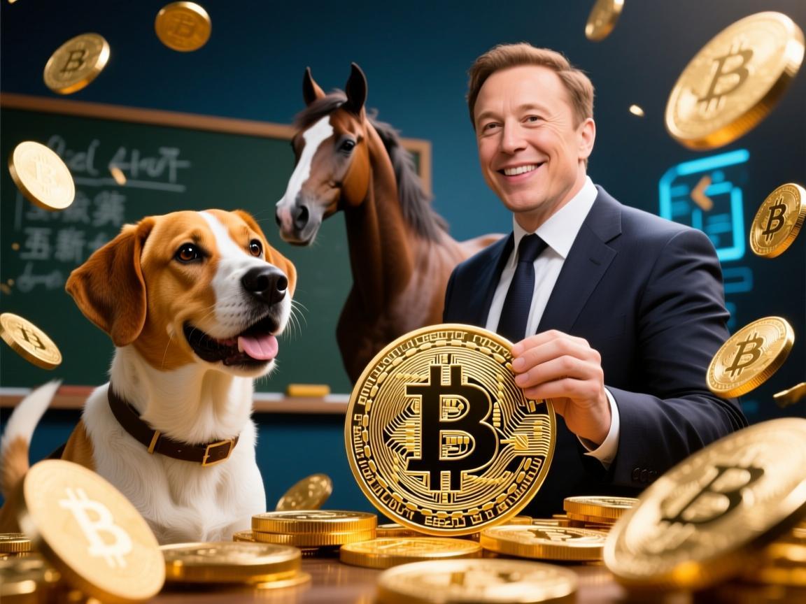 狗狗币教主马斯克再掀波澜，对新币兴趣引市场狂欢