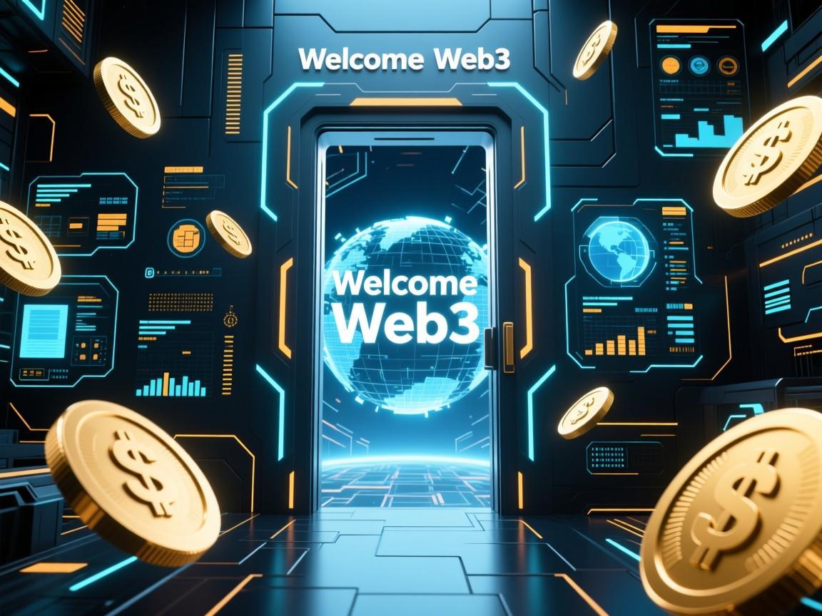 欢迎来到Web3背景图,数字世界的第一道门扉
