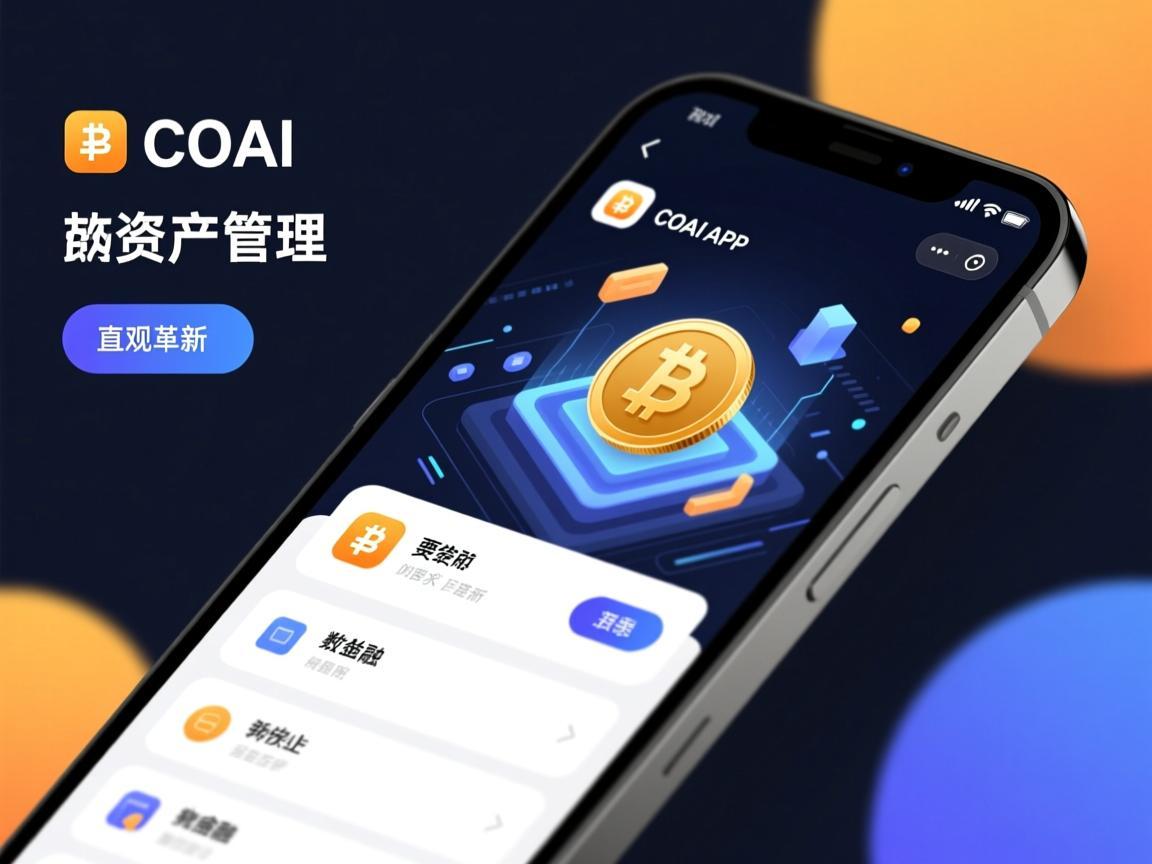 COAI币APP手机界面,数字资产管理的直观革新