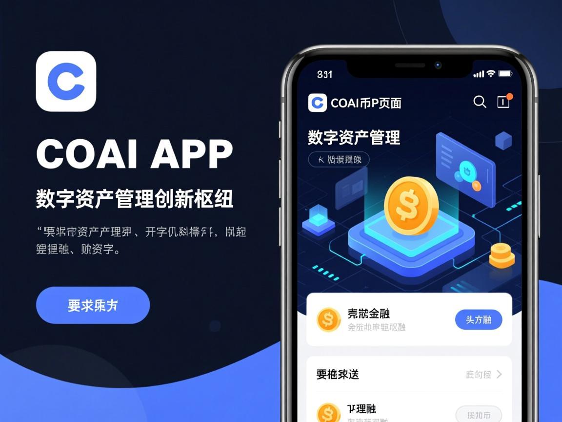 COAI币APP页面，数字资产管理的创新枢纽