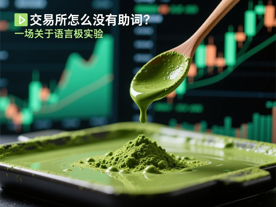 抹茶交易所怎么没有助词?一场关于语言极简主义的实验