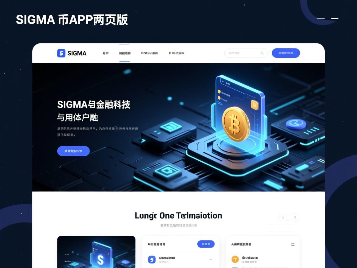 SIGMA币APP网页版界面,金融科技与用户体验的融合之作