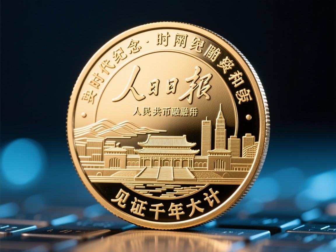 人民日报雄安纪念币,镌刻时代印记,见证千年大计