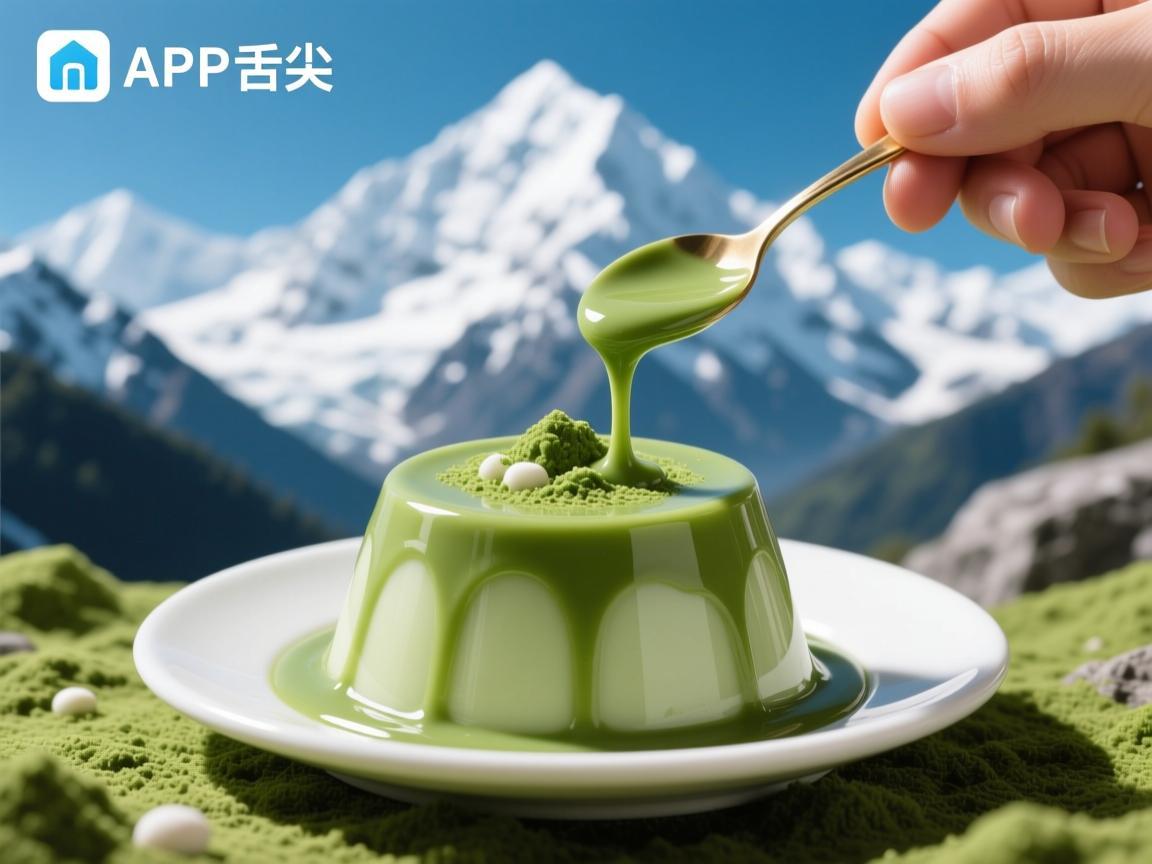 当雪山抹茶奶冻遇见APP，一场舌尖与指尖的甜蜜奇遇