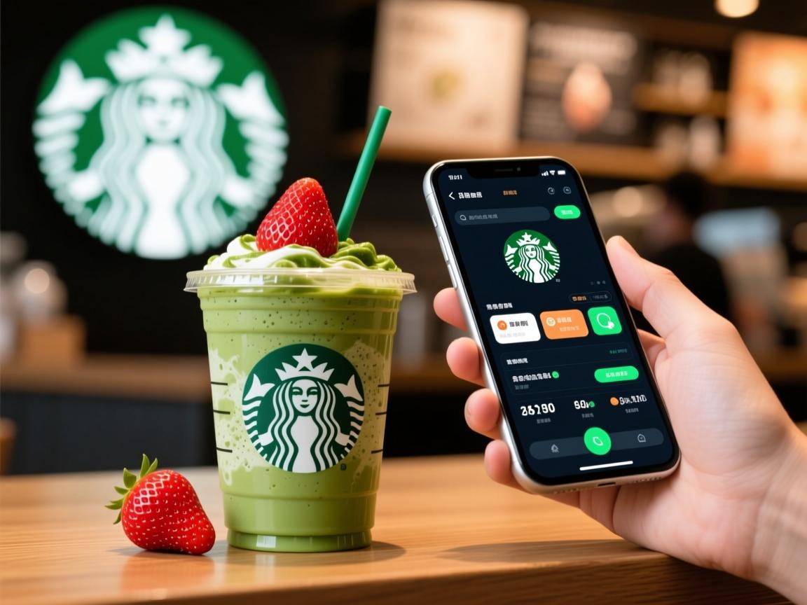 当星巴克遇上草莓抹茶与APP，一场舌尖与指尖的味蕾革命