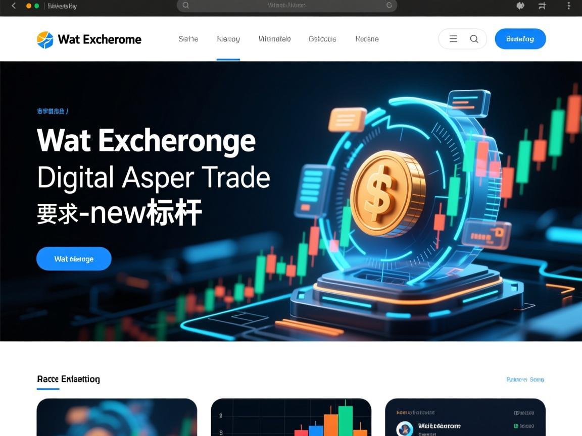 瓦特交易所首页，数字资产交易的新标杆