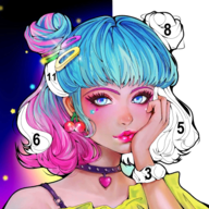 甜美的色彩:数字绘画