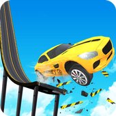 撞车跳-超级斜坡车特技
