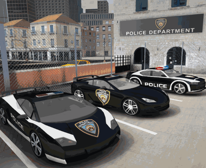 3D城市警车驾驶