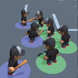 城市中的人群冲突战