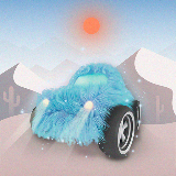 毛绒赛车