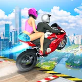 斜坡自行车跳跃