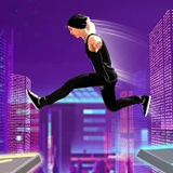 天空跑酷跳线3D