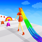 长发跑步比赛3D