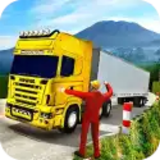 上坡货物运输卡车司机2019