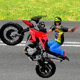 精英摩托车探索城市自行车