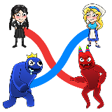 爱的冲刺画向爱