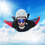 高空翼装飞行模拟