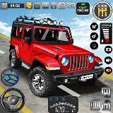 吉普车特技表演