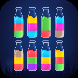 水瓶水彩分类益智游戏