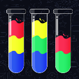 彩色水分类谜题