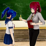 动漫女孩虚拟学校生活