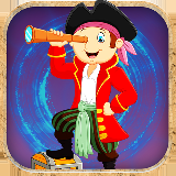 可爱的海盗男孩逃生