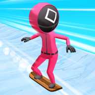 雪地竞速冬季水上公园