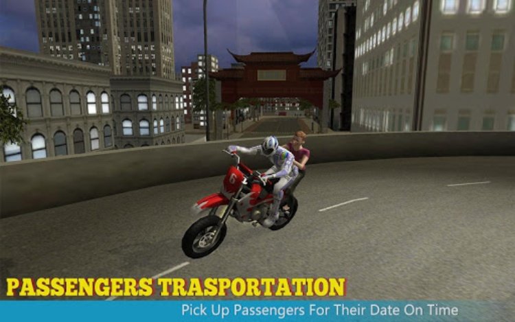 Moto Rider Delivery Racing