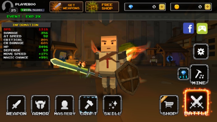 Pixel Blade M VIP(像素刀片 M)