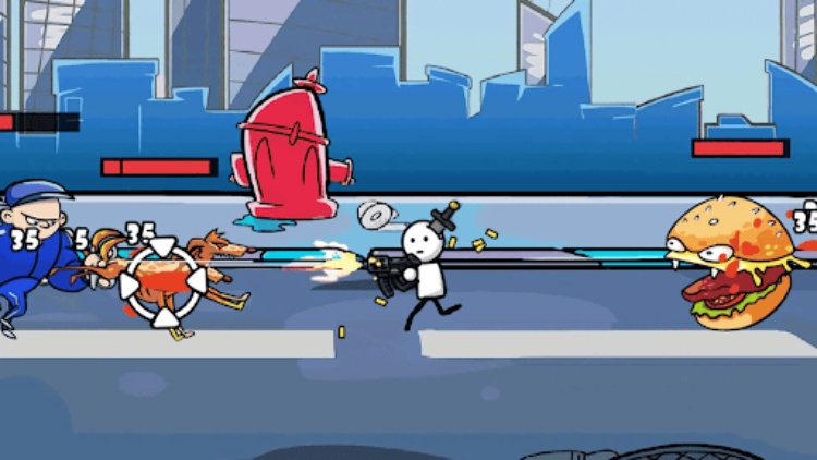 One Gun Stickman 2: 射击离线游戏
