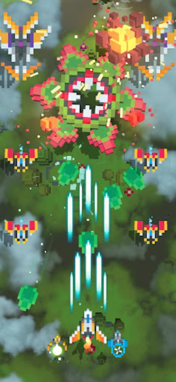 天空之翼(Sky Wings): 3D像素战斗机