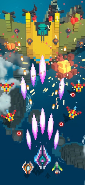 天空之翼(Sky Wings): 3D像素战斗机