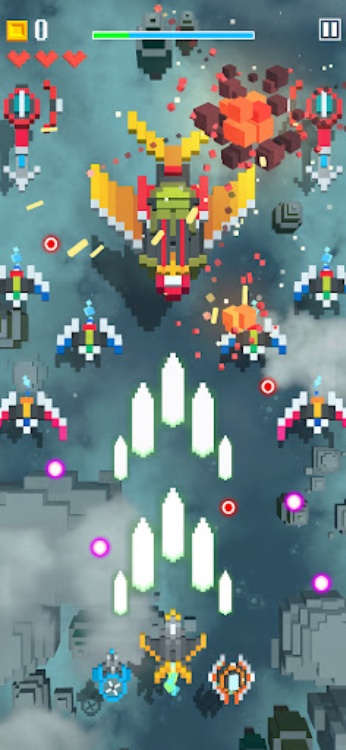 天空之翼(Sky Wings): 3D像素战斗机