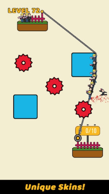 Rope Rescue!  Unique Puzzle