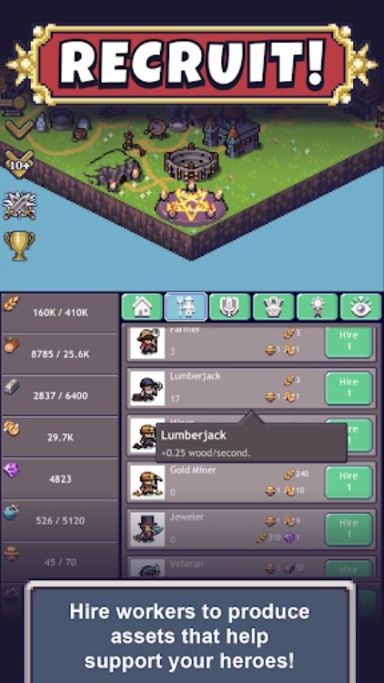 Cave Heroes:Idle Dungeon RPG