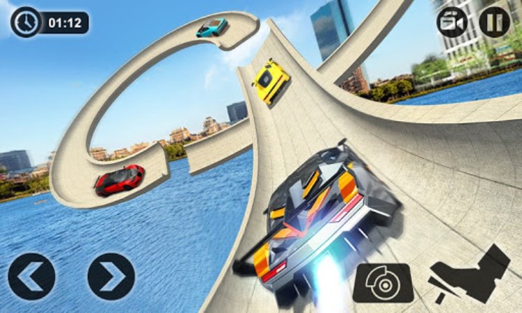 Impossible GT Car Racing Stunt