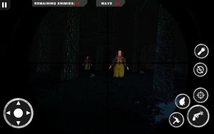 Horror Sniper  Clown Ghost In