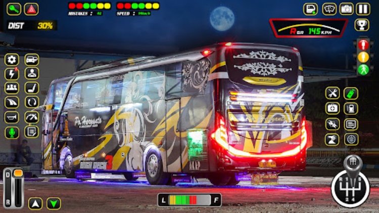 US City Coach Bus Driving Game