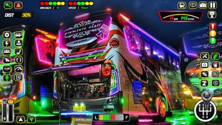 US City Coach Bus Driving Game