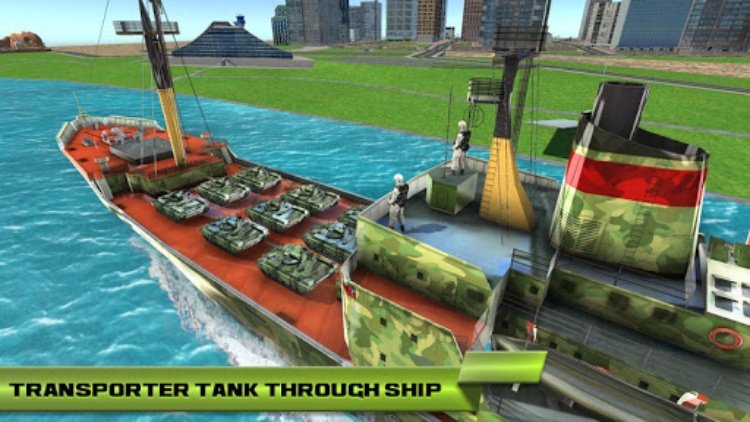 Army Tank Transport Truck Game