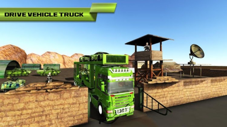 Army Tank Transport Truck Game