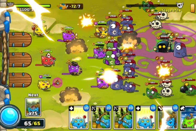 Meowar  PvP Cat Merge Defense