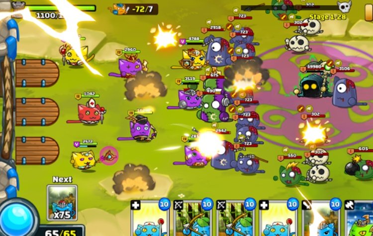 Meowar  PvP Cat Merge Defense