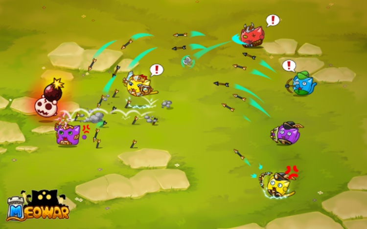 Meowar  PvP Cat Merge Defense