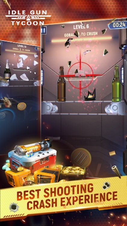 Idle Gun Tycoon  Shoot Now!