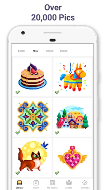 Pixel Art  Color by Number