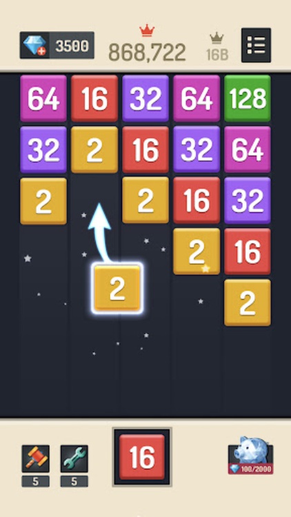 Merge Block  2048 Puzzle