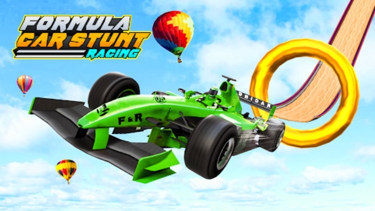 Formula Car Stunt Racing Ramp