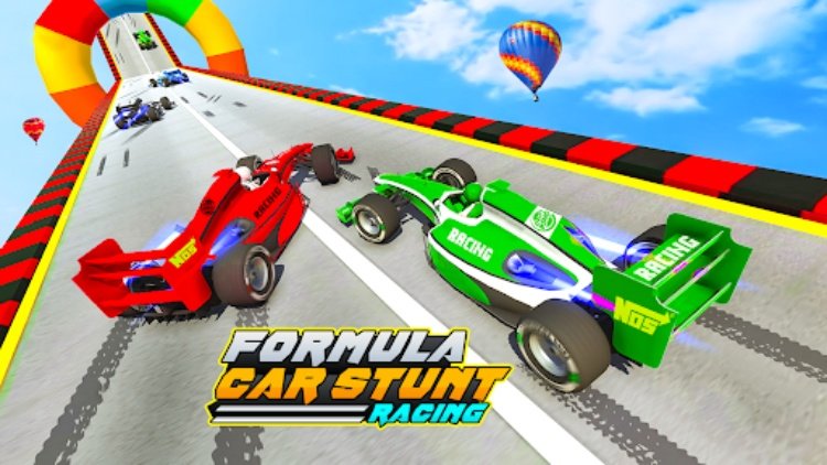 Formula Car Stunt Racing Ramp